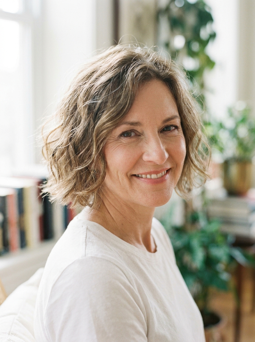 Wavy Bob als Frisuren für kurze Haare ab 50 Inspiration 2026